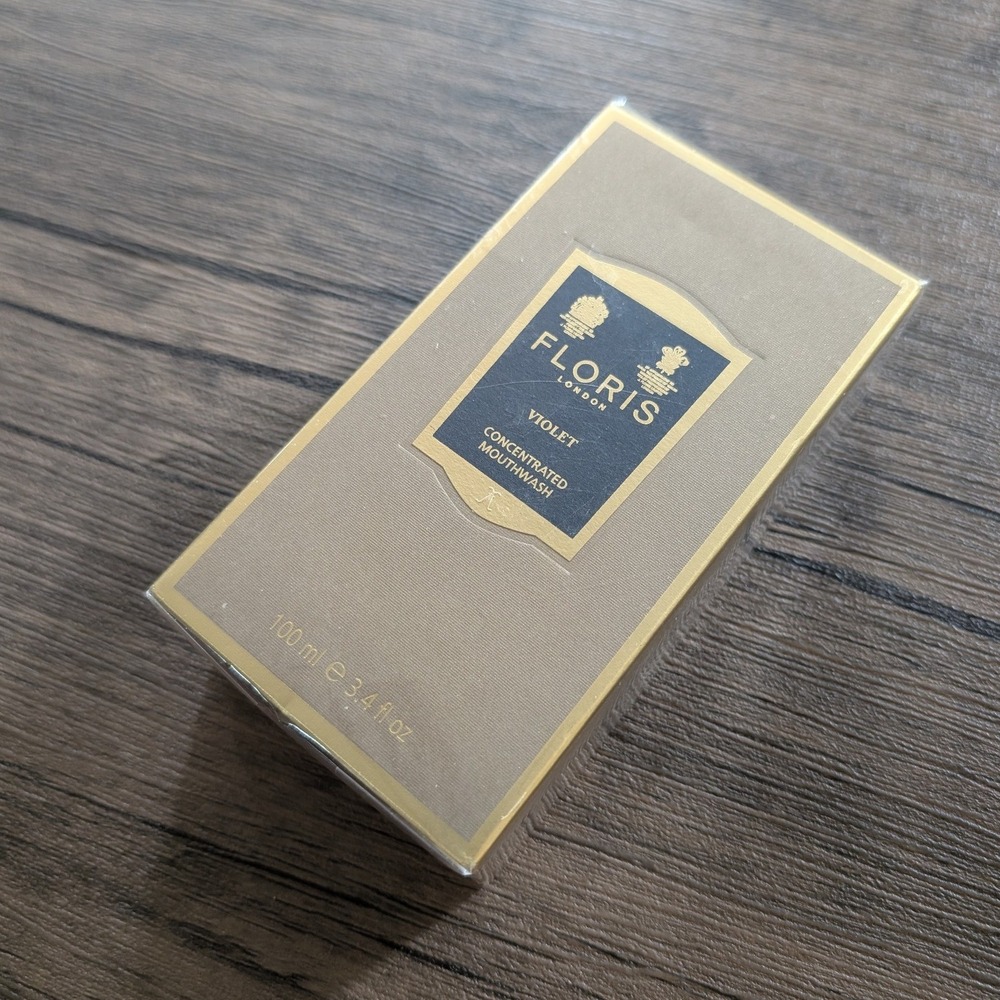 Floris London Violet Concentrated Mouthwash 100ml 3.4 oz New Sealed Luxury